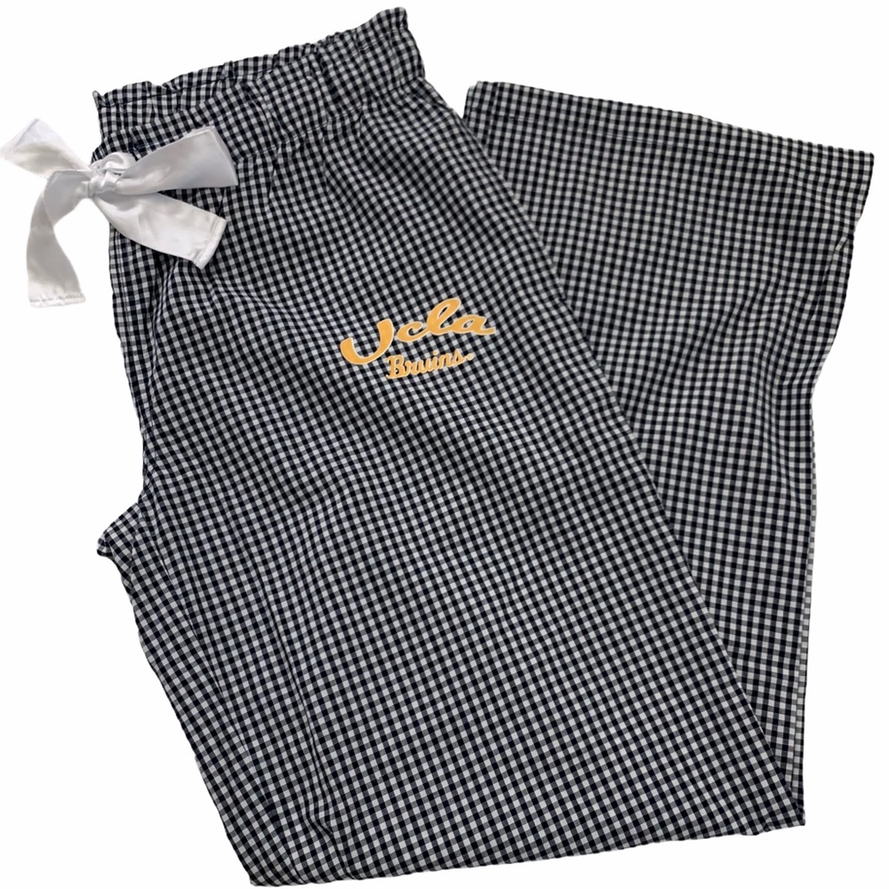 UCLA Bruins gingham pj pants NWOT large